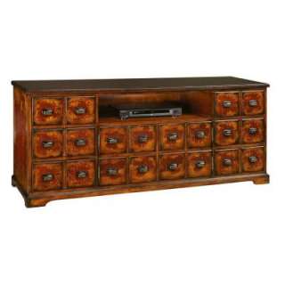 Home Decorators Collection Quin Antique Red Media Cabinet 0277300110 