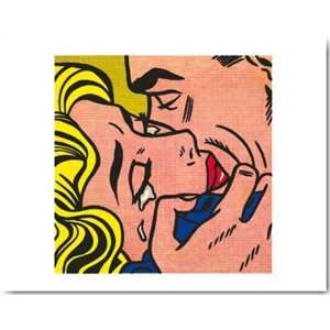 Roy Lichtenstein Kiss II Kunstdruck Grösse 35x28 cm  