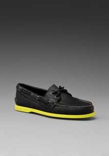 SPERRY TOP SIDER Cloud Collection Neon A/O in Black/Yellow at Revolve 