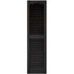   55 in. Louvered Shutters Pair #002 Black Reviews (5 reviews) Buy Now