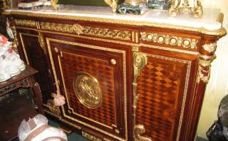 Antique Louis XVI Style Meuble d Appui Side Cabinet  