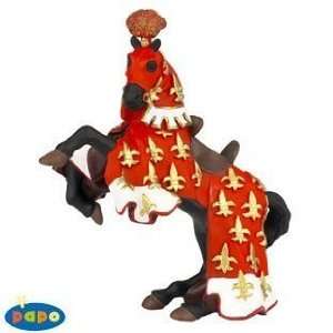 39257   PAPO Ritter   Prinz Philips Pferd, rot  Spielzeug