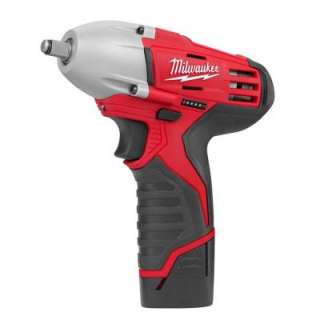 Milwaukee M12 Cordless Red Lithium 3/8 in. Square Impact Wrench 2451 