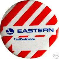Old 1960s EASTERN Airlines PINS VINATGE Pin ~ Cool  