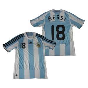 Argentinien Trikot Home 07/09 Adidas Lionel Messi  Sport 
