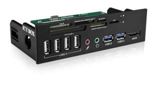 Icy Box IB 863 B Cardreader USB 3.0 Frontpanel 5.25  