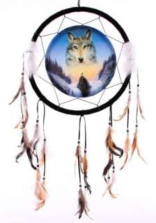 Dreamcatcher Traumfänger Kosmischer Wolf Indianer Deko  