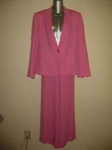 GIANFRANCO FERRE Spring Pink Silk Pant Suit 50 L XL  