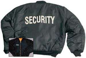 SECURITY MA 1 REVERSIBLE FLIGHT JACKET ALL SIZES  