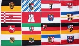Deutschland Flagge/Fahne   16 Bundesländer   150x90 cm  
