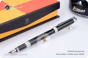 Picasso Fountain Pen 909 SPACE TIME OF LONDON Lacquered  