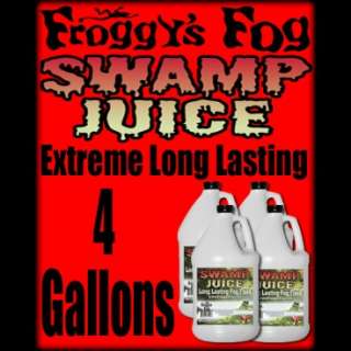 Froggys Swamp Fog Juice Longest Lasting Fog Fluid   4 Gallon Case