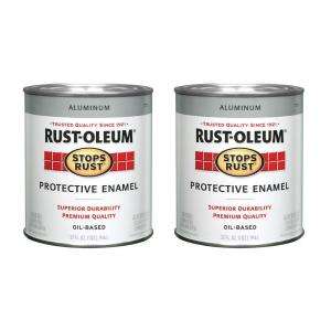   Oil Based Silver Aluminum Paint (2 Pack) 182660 at The Home Depot
