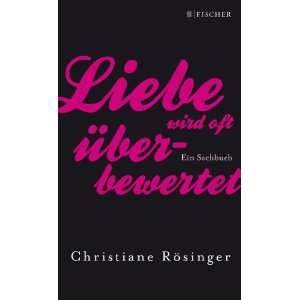    Ein Sachbuch (Fischer HC)  Christiane Rösinger Bücher