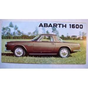 Prospekt / brochure   Abarth 1600 Coupe / Cabrio   Original: .de 