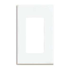 Leviton Decora 1 Gang White Screwless Wall Plate R52 80301 00W at The 