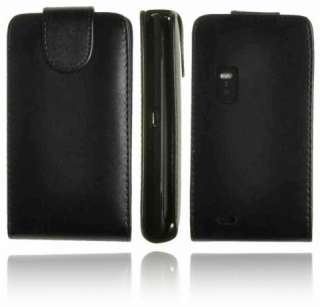 Nokia E7 Flip Case Handy Tasche Etui Schutzhülle  