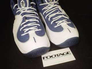 09 Nike Air Max Penny II 2 WHITE ATLANTIC BLUE SILVER 9  