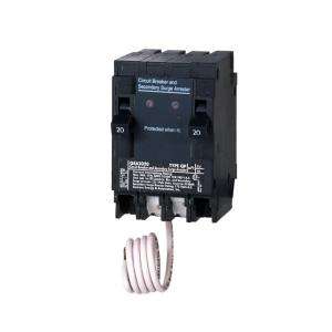 Siemens 20 Amp Surge Protected Circuit Breaker QSA2020SPDP at The Home 