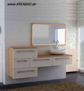 Badmöbel, Waschbecken Waschtische Komplett Set Spiegelschrank Neu in 