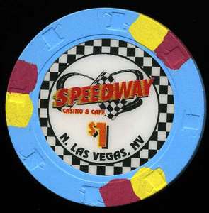 Casino chips Las Vegas $1 Speedway Nevada Chip OBS  