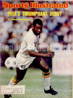 1975 Pele Vintage Soccer Football Sports Illustrated  