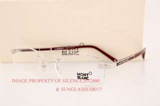 New MONT BLANC Eyeglasses Frames 264 A92 SILVER Unisex 664689454303 