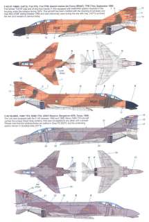 Techmod Decals 1/32 MCDONNELL DOUGLAS F 4D PHANTOM II Fighter  