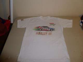 Vintage Castrol Racing T Shirt 80s Rally Car Nascar L  