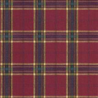   10 in Red Country Plaid Wallpaper Sample WC1281062S 