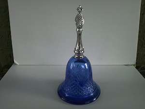 Avon Vintage Cobalt Blue Bell Shape Moonwind Avon Bottle  