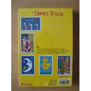 James Rizzi. 10 farbige Postkarten.  Bücher