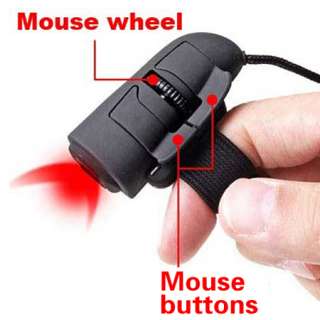 Wired Mini USB 2.0 3D Optical Finger HandHeld Mouse Mice For Laptop PC 
