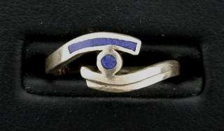 Lapis Lazuli Gem Stone Gemstone Sterling Ring Size 5  