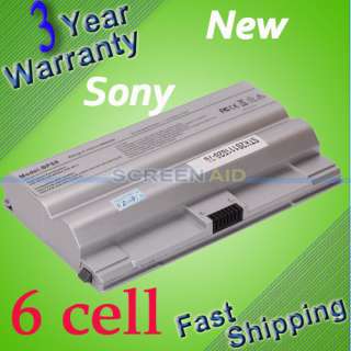 New 6 Cell Battery for Laptop Sony Vaio VGP BPS8 VGN FZ290 VGN FZ90S 