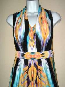 NWT $149 CHICOS RADIANT BLOSSOM IKAT JASMINA MAXI DRESS, 3 (XL) (16 
