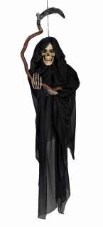 Totenkopf Skelett Sensenmann Halloween Deko 130 cm hoch  