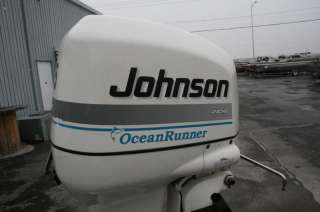 1998 Johnson Ocean Runner Ficht 25 Shaft Outboard EFI Z0045 LOW HOURS 
