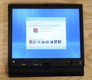 Lenovo ThinkPad X61 Tablet LOADED 3GB Core Duo 150GB EL Battery 