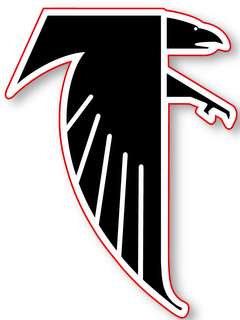 ATLANTA FALCONS   NFL Logo :wall,window,sticker,decal  