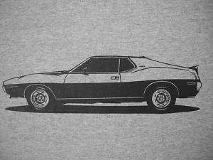 1972 AMC JAVELIN AMX t shirt, 1971, 1973  