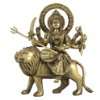 Maha Kali Statue Hindu Göttin Messing Indien 17.78 x 8.26 x 24.77 Cms 