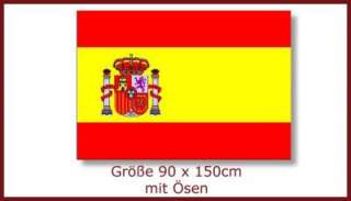Fahne Spanien Fan Flagge Fussball Fahnen Flaggen 90 x 150 cm   EM 2012 