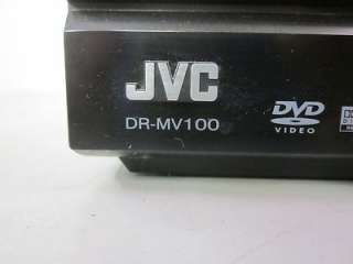 JVC DR MV100B DVD VCR Player Recorder Combo  