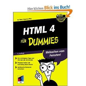 HTML 4 für Dummies.  Natany Pitts, Ed Tittel Bücher