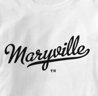 Maryville Tennessee TN METRO WHITE Hometown T Shirt XL  