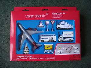 Virgin Atlantic Boeing 747 Jumbo Jet Airport Play set  