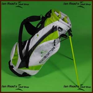 Cobra LS 11 Carry Stand Golf Bag Wht/Lime/Charcoal New  