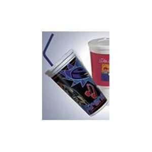 cup plastic 12 oz. with lid & straw (02257CHNT) Category Plastic 