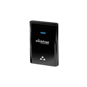  Clickfree 250 GB External Hard Drive   Black Electronics